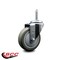 Service Caster 4 Inch Gray Polyurethane Wheel Swivel 34 Inch Threaded Stem Caster Service Caster SCC-TS20S414-PPUB-34212 - alternate 4